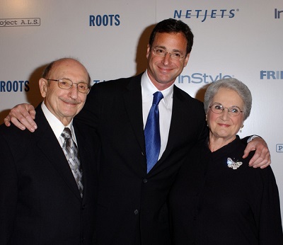 Bob with his father and mother